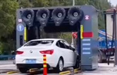 蕭山西湖石油選配林頓龍門往復(fù)式全自動(dòng)洗車機(jī)，防銹蝕耐腐，經(jīng)久耐用